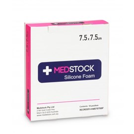 Medstock Silicone Foam 7.5 X 7.5cm (1)