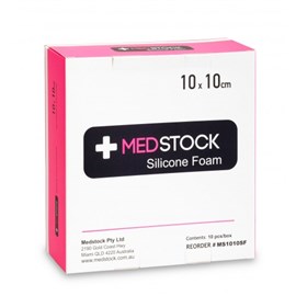 Medstock Silicone Foam 10 X 10cm (1)