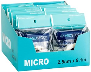 Medstock Microporous Surgical Tape 2.5cm X 9.1m