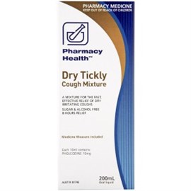 Pharmacy Health Dry Tickly Cough Mixture 200ml