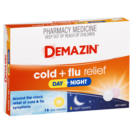 Demazin PE Multi Action  Day & Night 24 Tablets