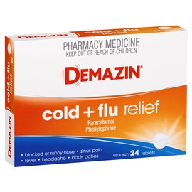 Demazin PE Multi Action Cold & Flu 24 Tablets