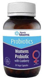Blooms Womens Probiotic with Cranberry 30 Capsules