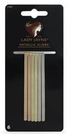 Lady Jane 17081 Metallic Single Slide 6 Pack
