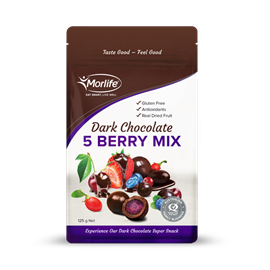 Morlife Dark Chocolate 5 Berry Mix