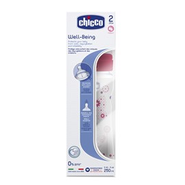 Chicco Baby BPA Free Plastic Bottle - 2m+ 250ml Girl