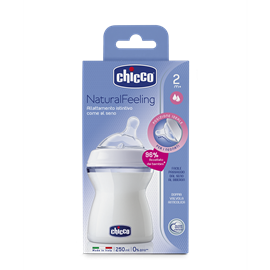 Baby Chicco BPA Free Plastic Bottle - 2m+ 250ml