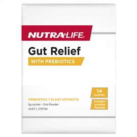 Nutra-Life Gut Relief with Prebiotics 14 Sachets