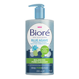 BIORE Blue Agave Balancing Pore Cleanser 200ml