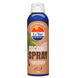 Le Tan Coconut SPF50+ Aerosol Spray 175g