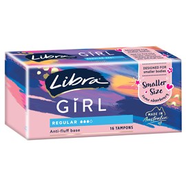 LIBRA TAMPON GIRL REG 16