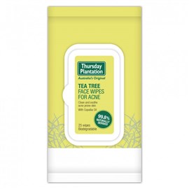 Thursday Plantation Acne Face Wipes 25 Pack