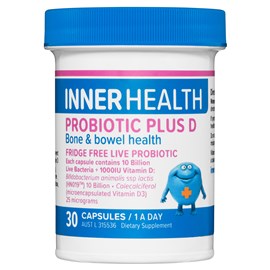 Inner Health Probiotic Plus D 30 Capsules