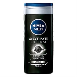 Nivea Men Shower Gel Active Clean Charcoal 500mL