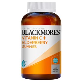 Blackmores Vitamin C + Elderberry Gummies 120 Pack
