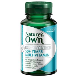Nature's Own Mega Potency 50 Plus Years Multivitamin 50 Tablets