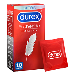 Durex Fetherlite Ultra Thin Condoms 10pk