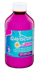 Gaviscon Dual Action Mixed Berry 600ml