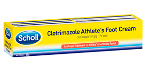 Scholl Clotrimazole Athlete's Foot Cream 50g