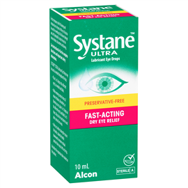 Systane Ultra Preservative-Free Lubricant Eye Drops 10ml