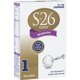 S26 Gold 1 New Born Pack 17g x6