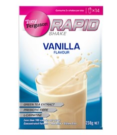 Tony Ferguson Shake Rapid Vanilla 14 Pack