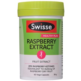 Swisse Raspbberry Extract 60 Capsules Twin Pack