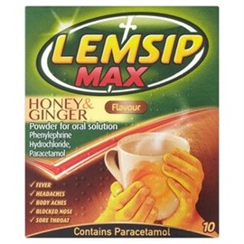 Lemsip Sachet Max Deacon Honey & Ginger 10