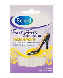 Scholl Party Feet Invisible Gel Sore Spots