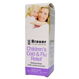 Brauer Children's Cold & Flu Relief 100ml Oral Lquid