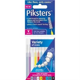 Piksters Variety 0 - 7 Interdental Brush Size 8 Pack