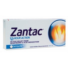 Zantac 12hr 150mg 14 Tablets