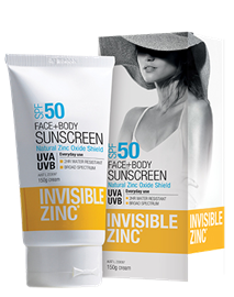Invisible Zinc Face & Body SPF50 150g