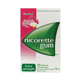 Nicorette Gum Freshfruit Extra Strength 4mg 30 Pieces