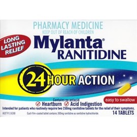 Mylanta Ranitidine 24Hour 14 Tablets