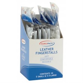 SurgiPack Leather Fingerstalls Medium (6294)