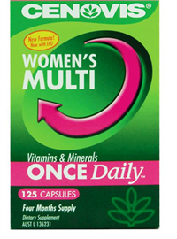 Cenovis Once Daily Women's Multi 125 Capsules