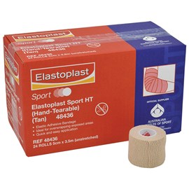 Elastoplast Sport Tape Hand Tearable 5cmx3.5m 24 Rolls