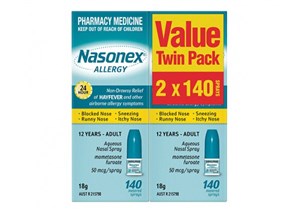 Nasonex Allergy 2X140 Dose Twin