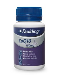 Faulding CoQ10 Cap 150mg 30 Capsules NS