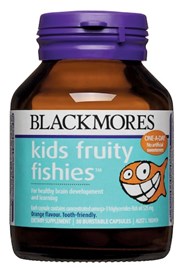 Blackmores Kids Fruity Fishies 30 Capsules