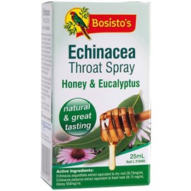 Bosistos Sore Throat Spray Honey Eucalyptus 25ml