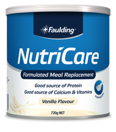 Faulding NutriCare Vanilla Flavour Powder 720g