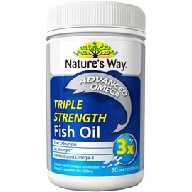 Nature's Way Triple Strength Fish Oil 60 Capsules