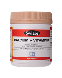 Swisse Ultiboost Calcium + Vit D 150