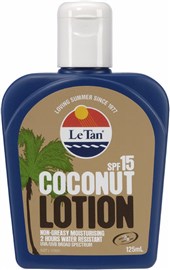 Le Tan Coconut Lotion SPF50+ 125ml