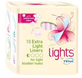 Tena Extra Lights 10 Liners