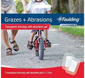 Faulding Grazes + Abrasions Wallet 3 Pack