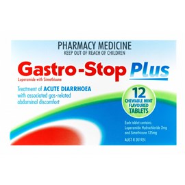 Gastro Stop Plus 12 Chewable Tablets