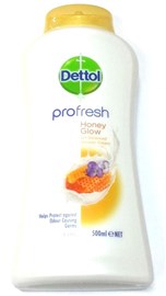 Dettol Profresh Shower Cream Honey Glow 500ml